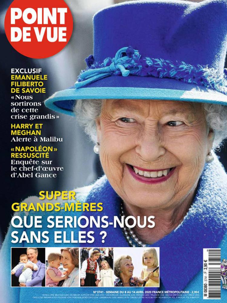 Cover of the magazine Point de vue n°3741 of April 8, 2020