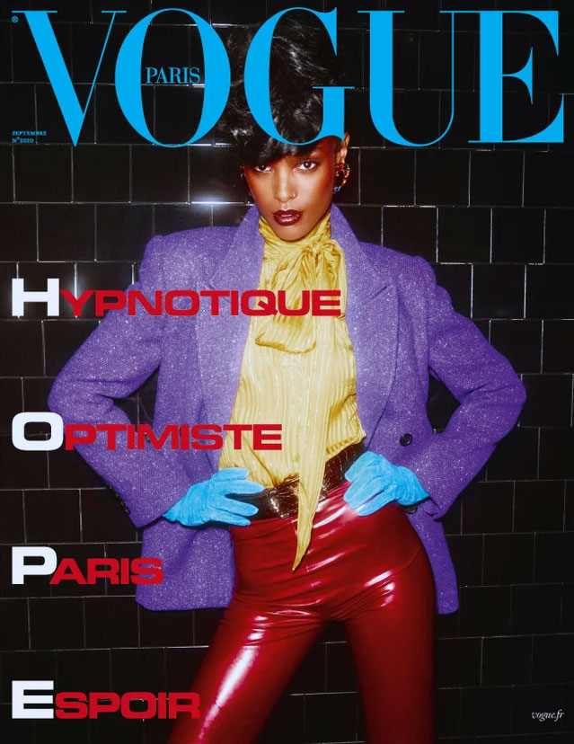 Cover of Vogue Paris magazine n°1010 of September 2020