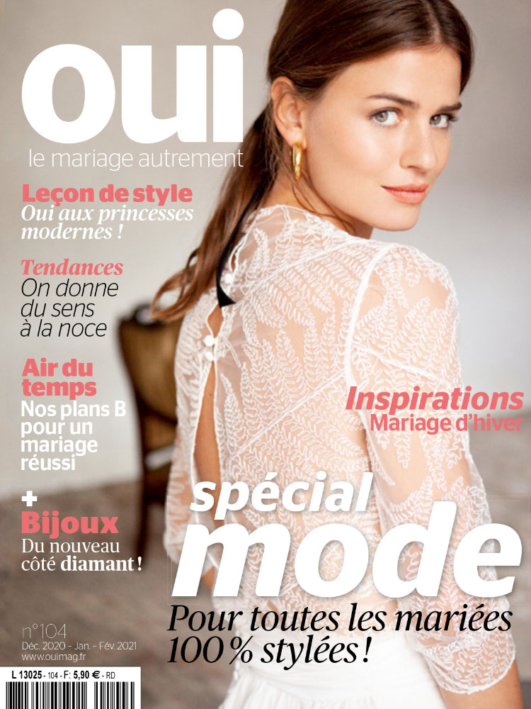 Couverture de Oui Magazine n°104 (Décembre 2020, Janvier Février 2021)