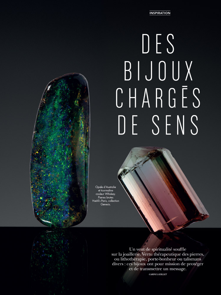 Dreams Magazine - Janvier Février Mars 2020 - Couverture article "Des bijoux chargés de sens"