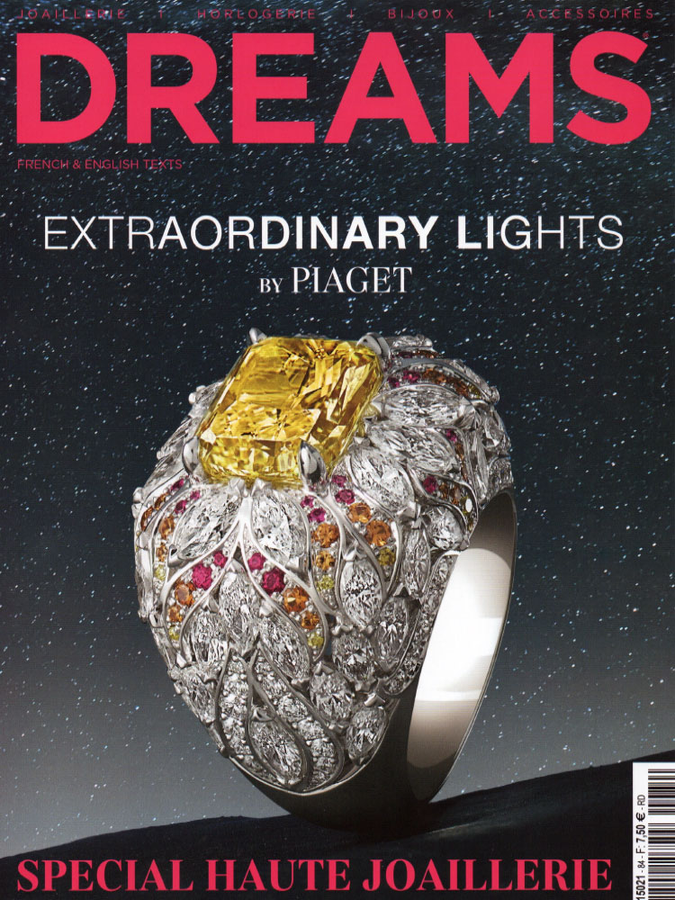 Cover of the Magazine "Dreams - Special Haute Joaillerie" of July, August, September 2021