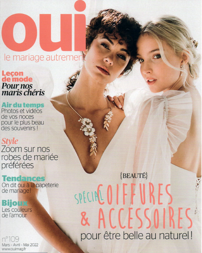 Cover of Oui Magazine n°109 "Special beauty, hairstyles and accessories"